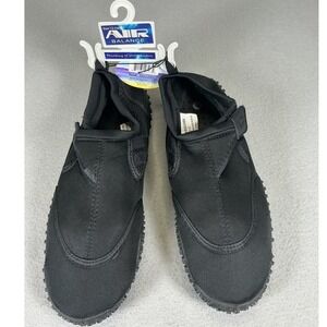 Air Balance Water Shoes Mens Size 12 Black Slip On Beach Swim Aqua NEW